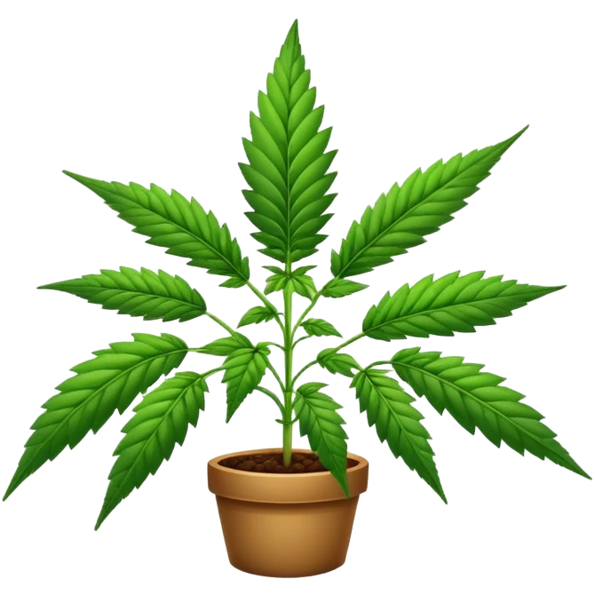 Marijuana plant emoji