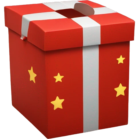 red box with stars emoji