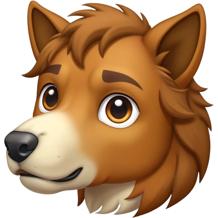 Horse dog emoji