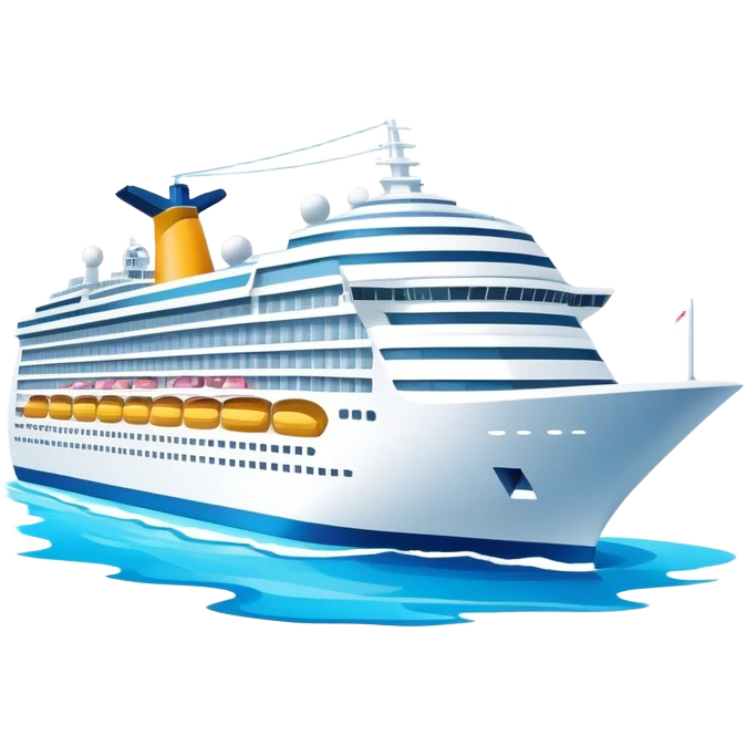 Mega cruise ship emoji