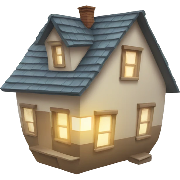 House with mind blown emoji