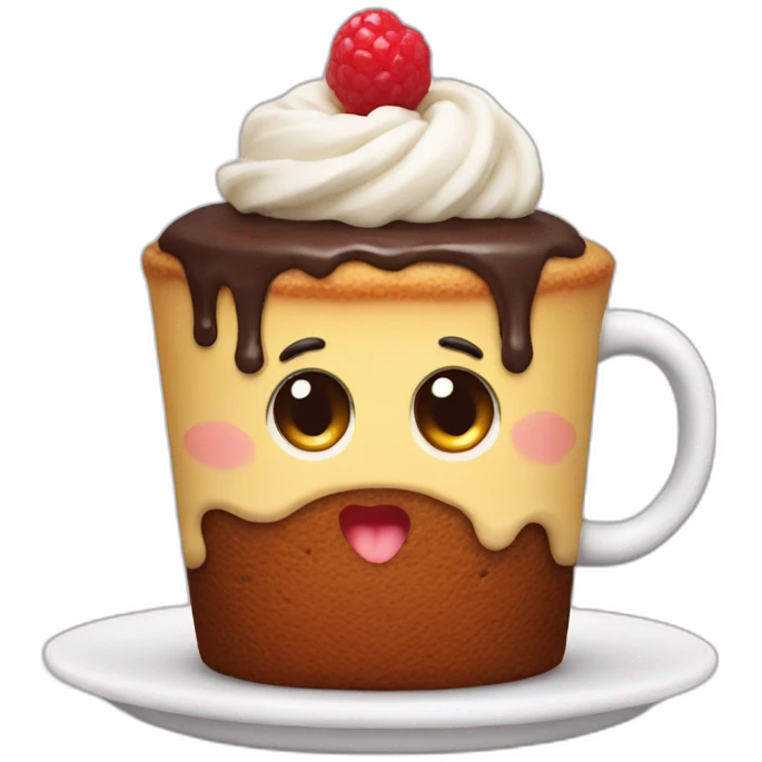 Mug cake emoji