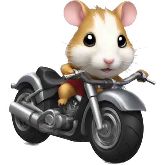 biker hamster emoji