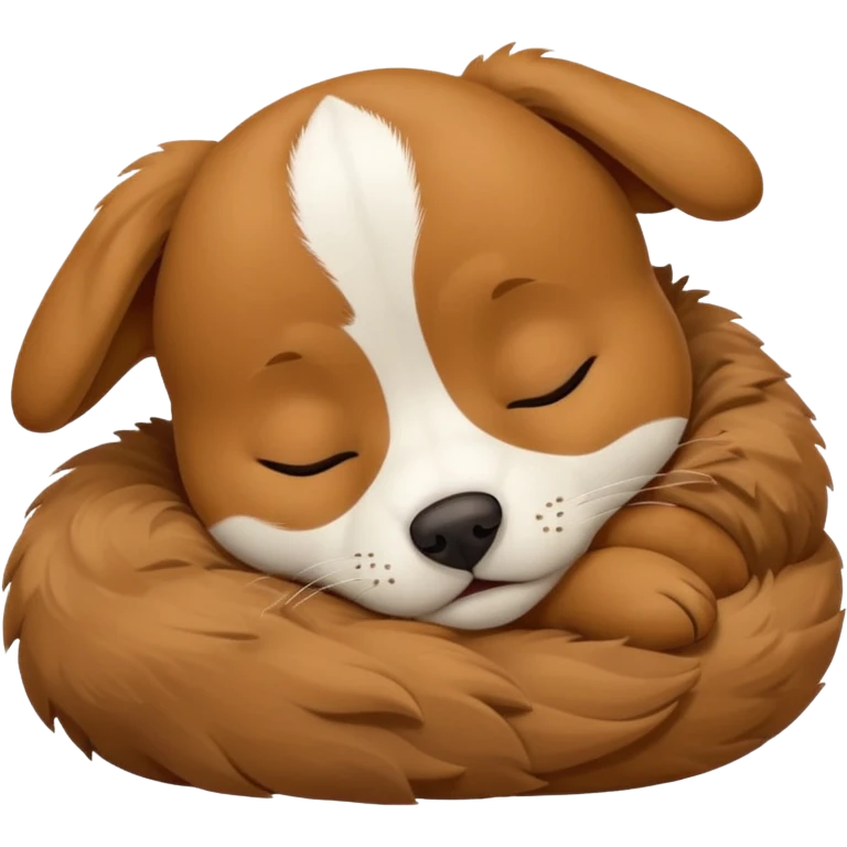  York the dog is sleeping emoji