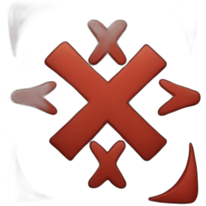 red x emoji