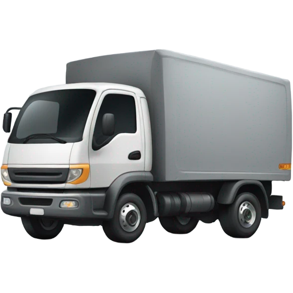 Grey truck emoji