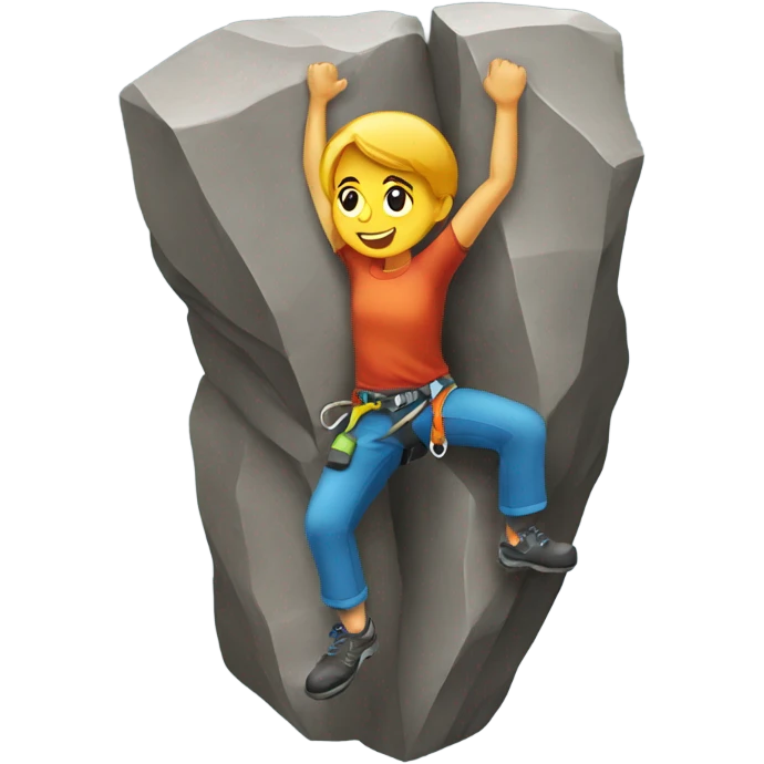 rock climbing emoji