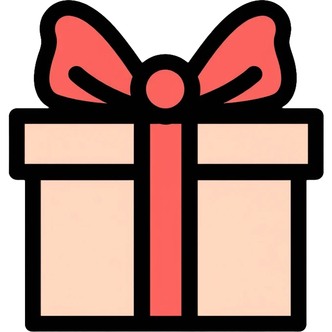 gift box wrapped with ribbon emoji