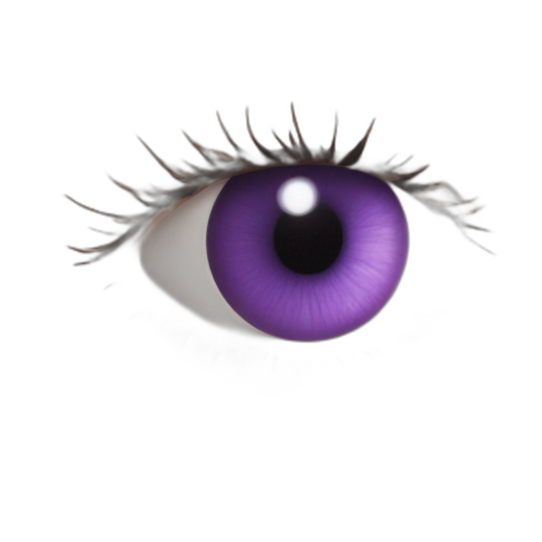 majestic godly violet iris asian eyeball emoji