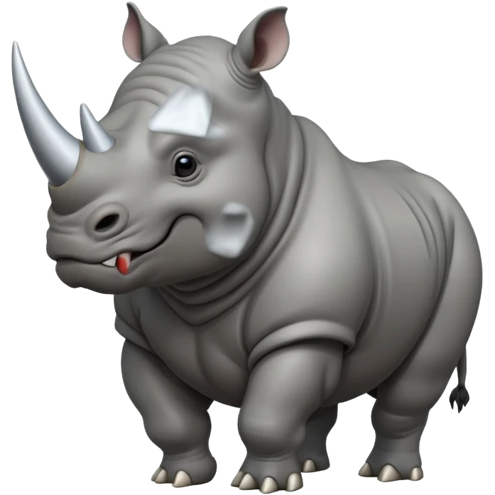 angry rhinoceros emoji