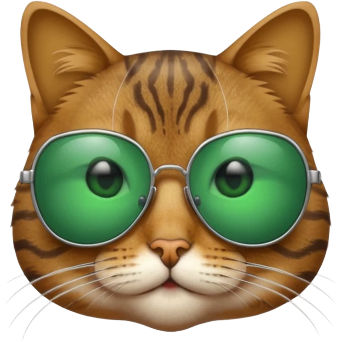Cat wearing sunglasses emoji