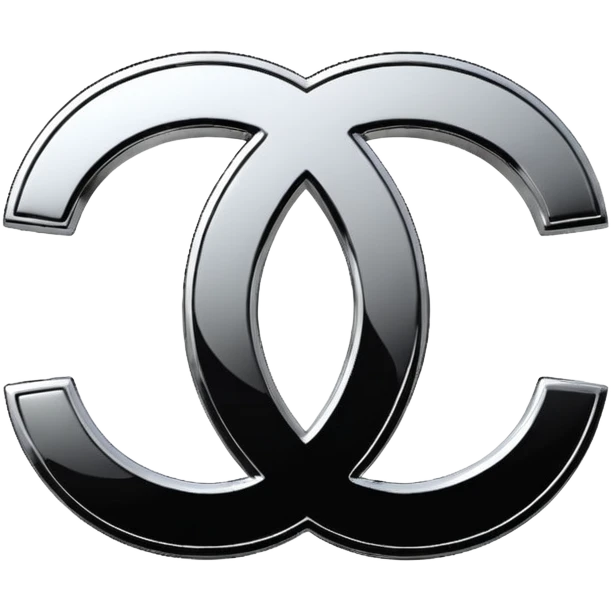 Chanel sport logo chrome glossy emoji