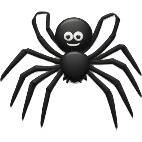 a spider sewing emoji