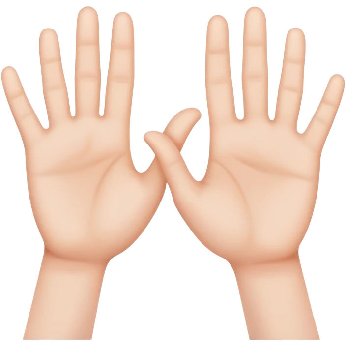 Empty hands emoji