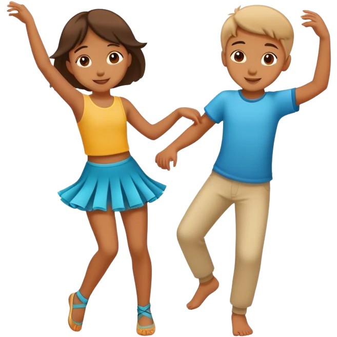 dance two kids emoji