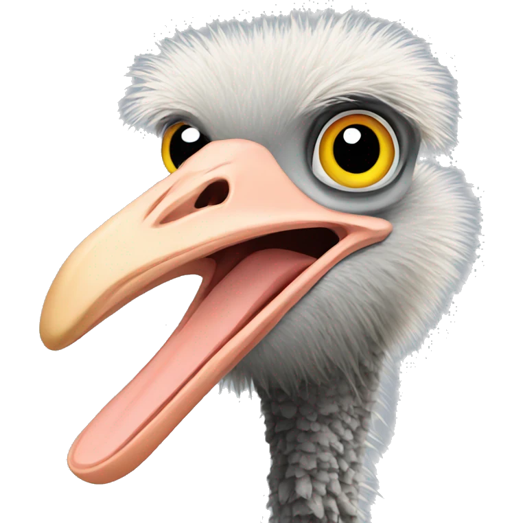 ostrich emoji