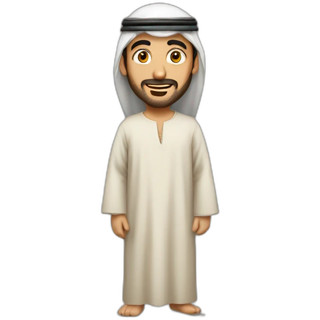 A Arab guy who do a genkidama emoji