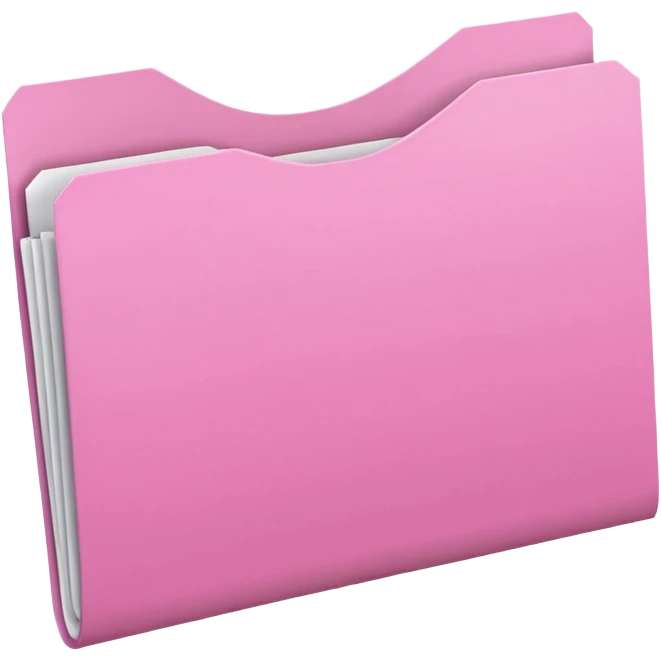 Clip paper pink emoji