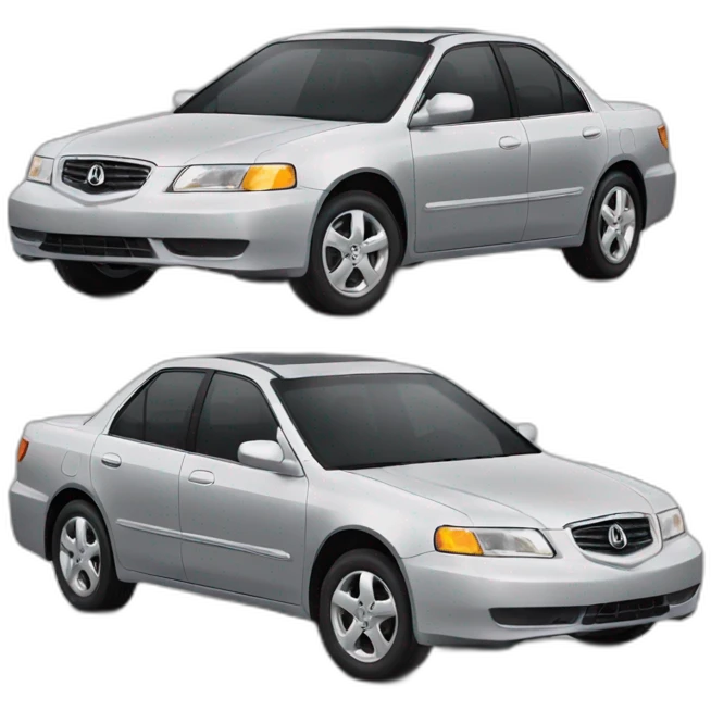 2002 acura EL gray emoji
