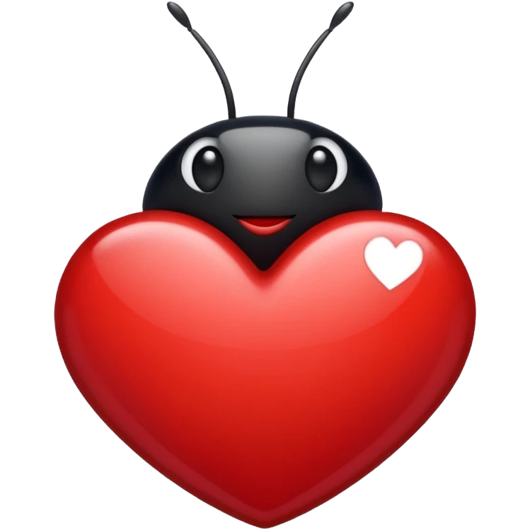 Love bug emoji