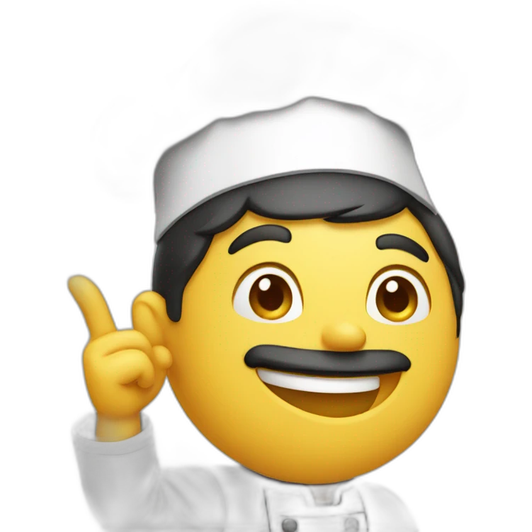 chef blowing a kiss emoji