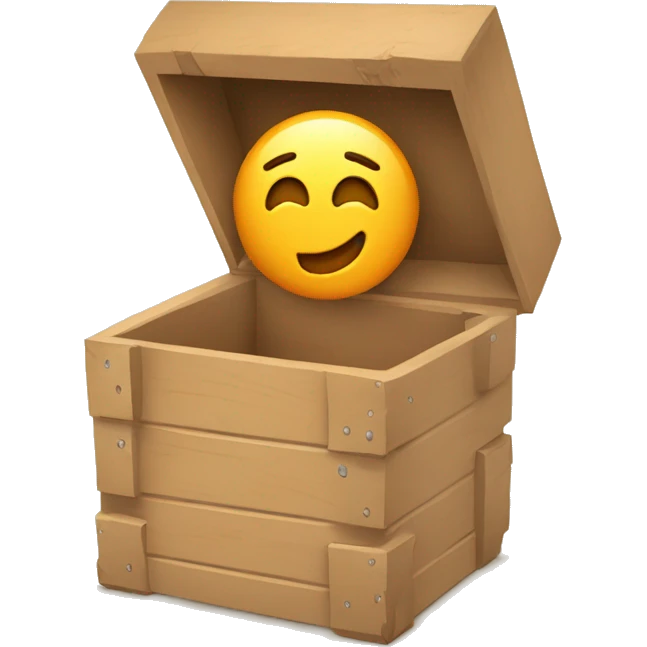 depositando cosas en cajon emoji