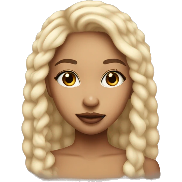 light skin pretty girl with nose piercing emoji