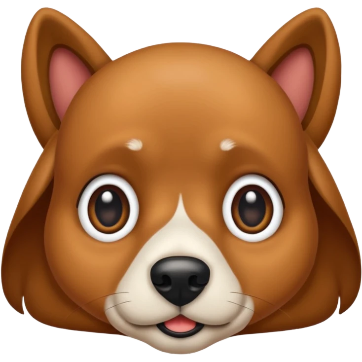 Un chien s'étonne  emoji
