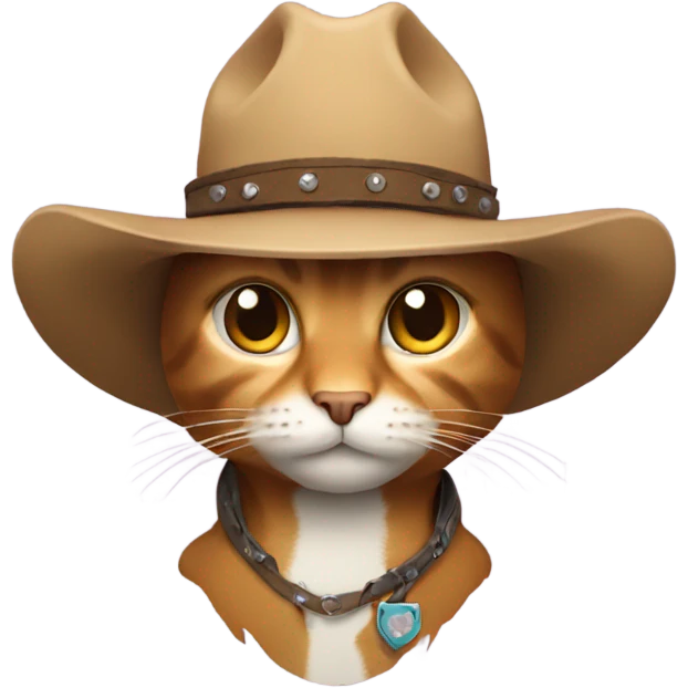 Cat cowboy emoji