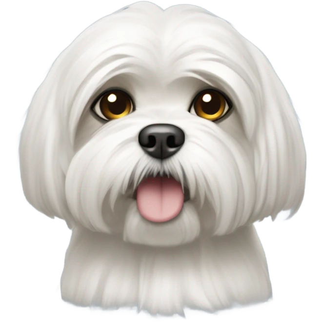 Lhasa Apso branco emoji