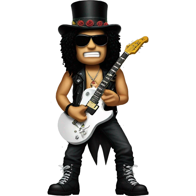 Slash from Guns'N'Roses emoji