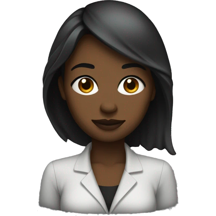 Femme noir avec un pouce vers le bas emoji