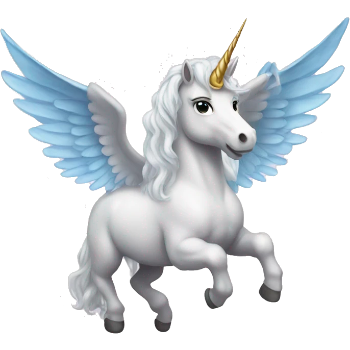 Winged unicorn emoji