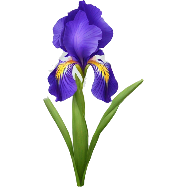 iris flower emoji