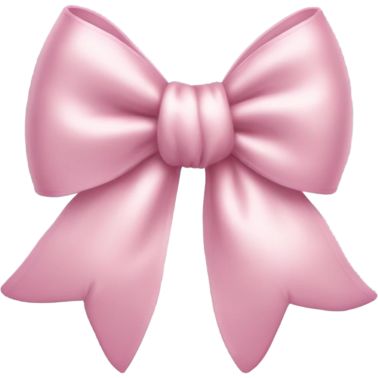 pastel pink bow emoji