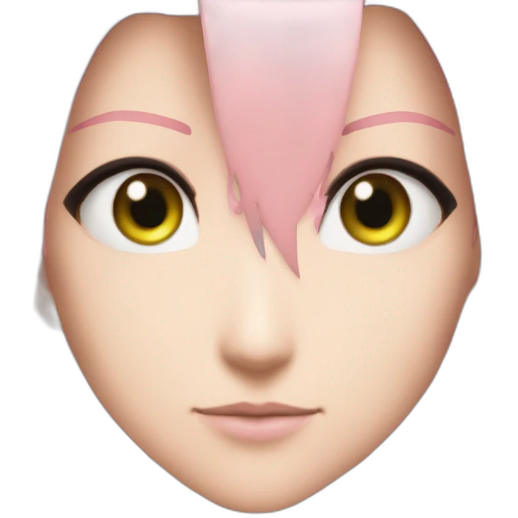 Sakura haruno yeux verts emoji