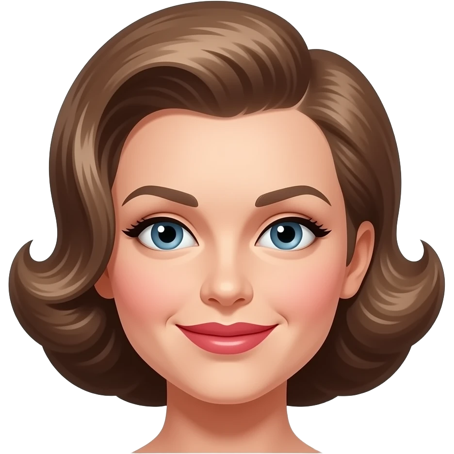 peinado de los años 50 emoji