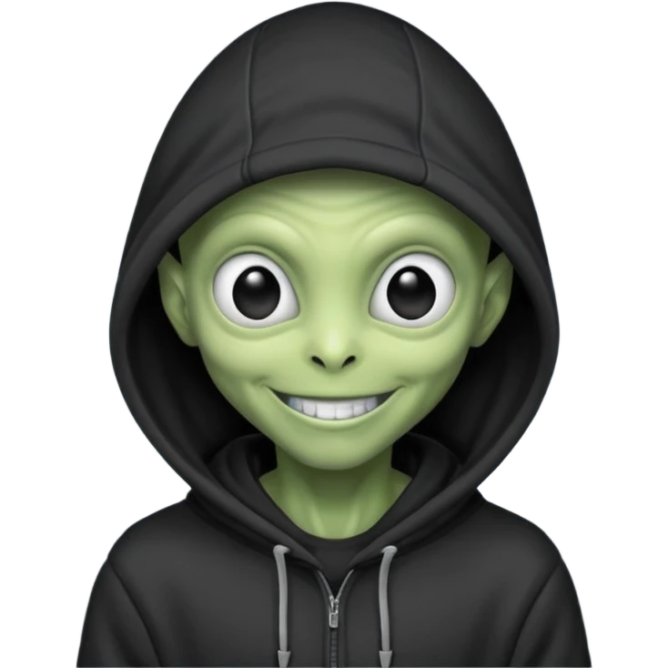 alien wear hoodie in guardian of the galaxy emoji