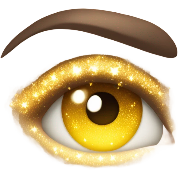 Sparkle eyes emoji