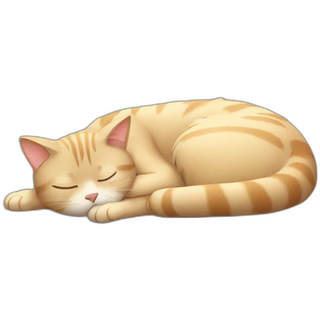 sleeping cat emoji