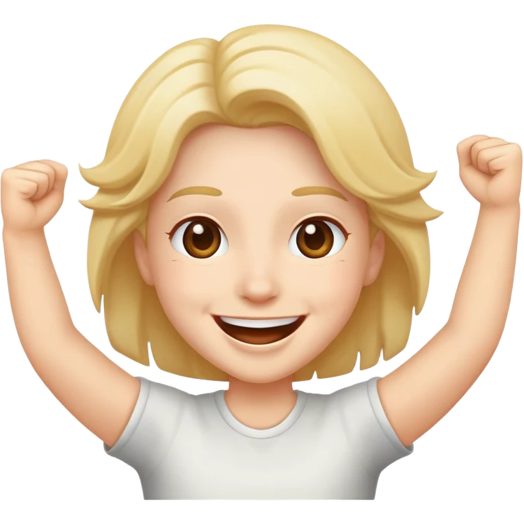 Yay happy cheering  emoji