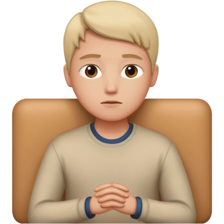 Waiting patiently emoji