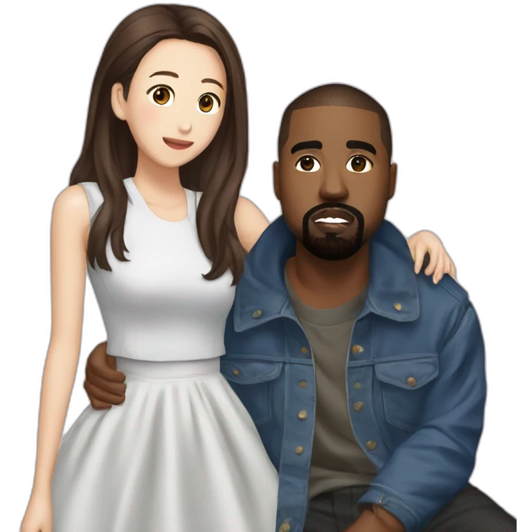 TWICE Chaeyoung with Kanye West emoji