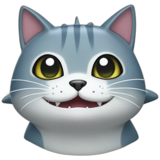 shark cat emoji