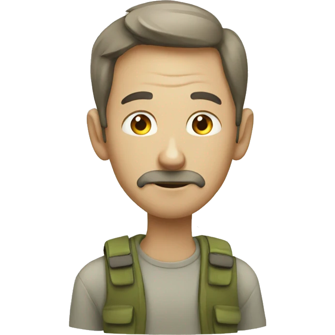man thinks about ecology emoji