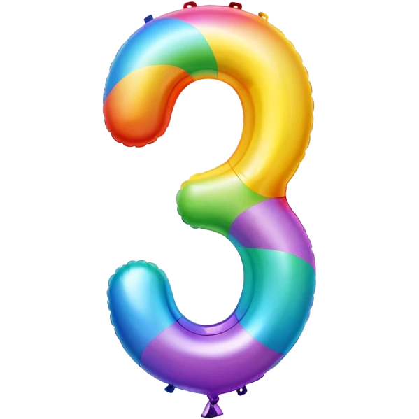 number balloon emoji