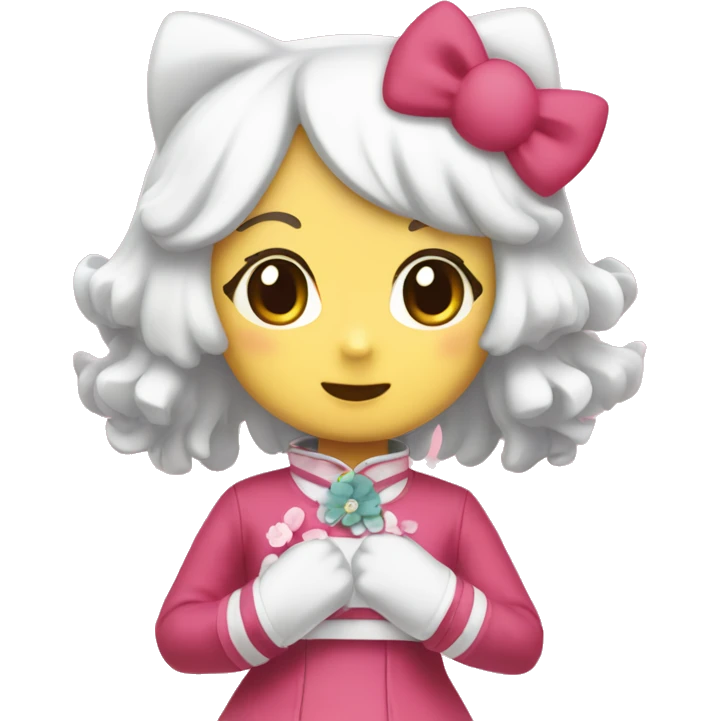 kurumi from hello kitty emoji