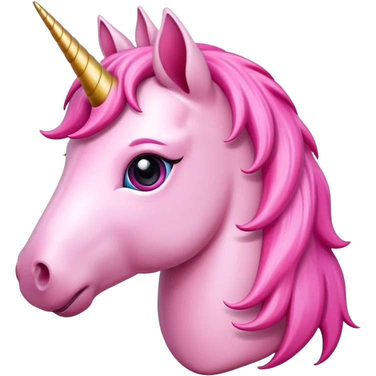unicorn,pink emoji