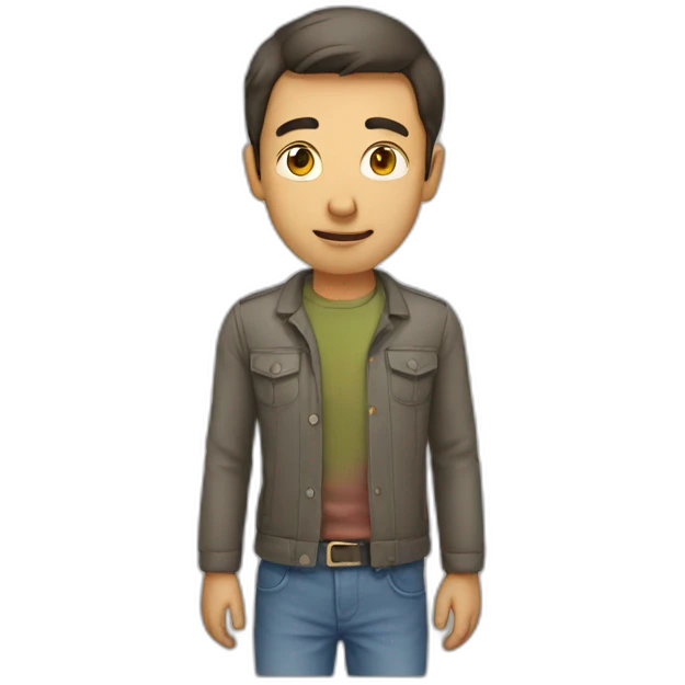 A man searching on Google  emoji