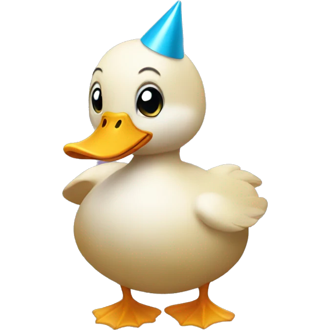 Birthday duck emoji